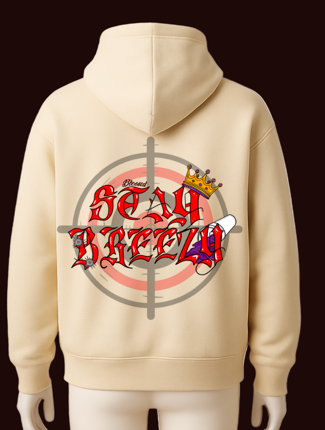 Stay Breezy Hoodie Apricot