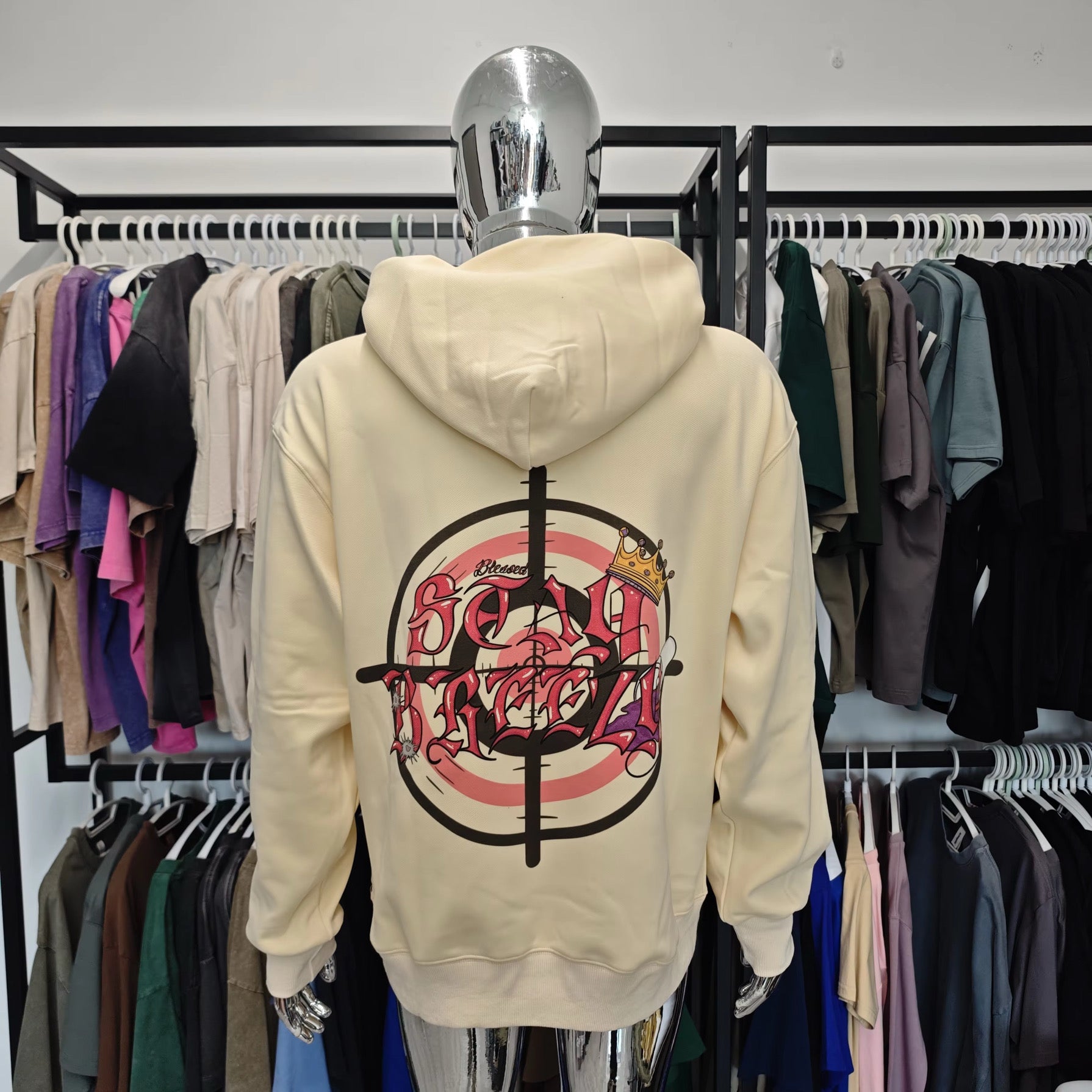 Stay Breezy Hoodie Apricot