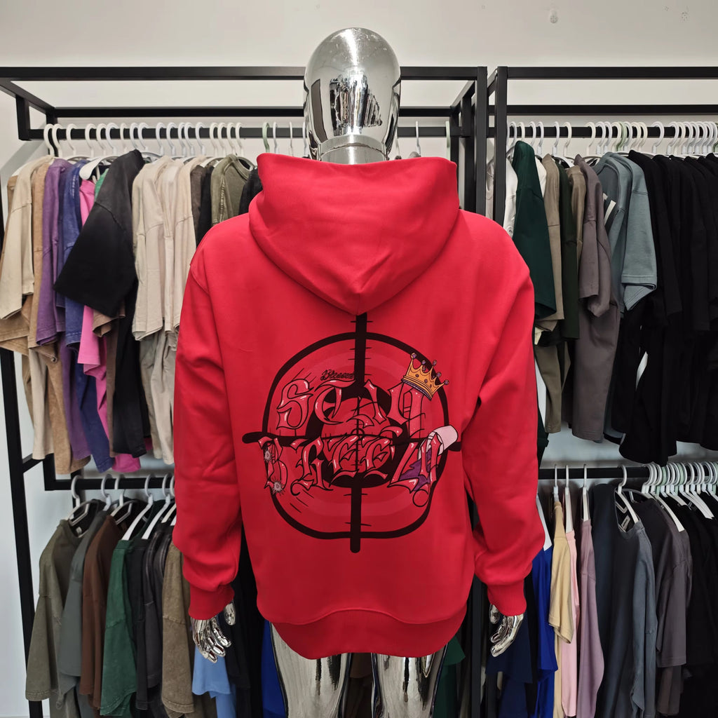 Stay Breezy Hoodie Red